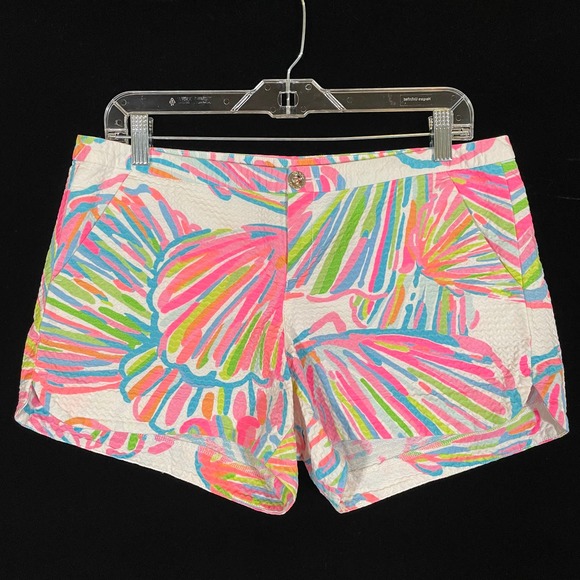 Lilly Pulitzer Adie Shorts in Shellebrate Vibrant Tropical 6 - Picture 2 of 5